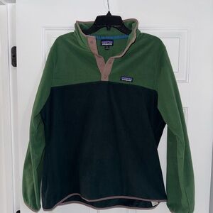 Patagonia Forest Green Snap-T Pullover